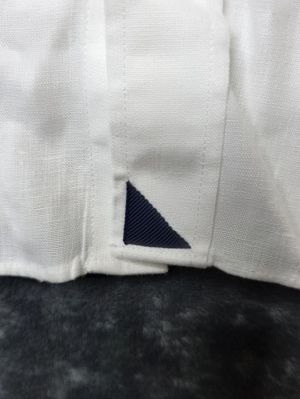 Untuckit Shirt Men Large White Linen Button Up Dress Solid Casual Camp Adult - Picture 2 of 7